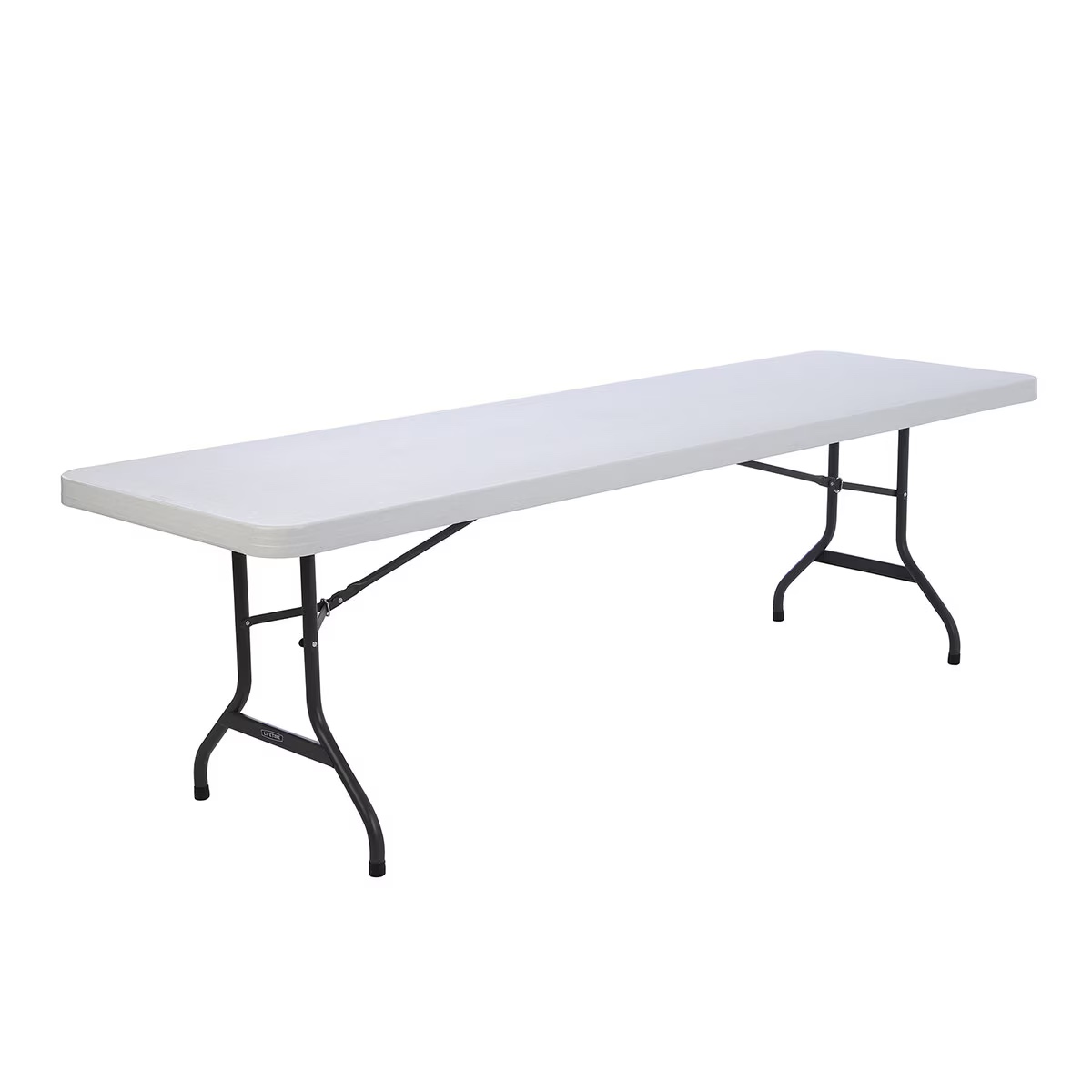 Mesa rectangular plegable sin mantel